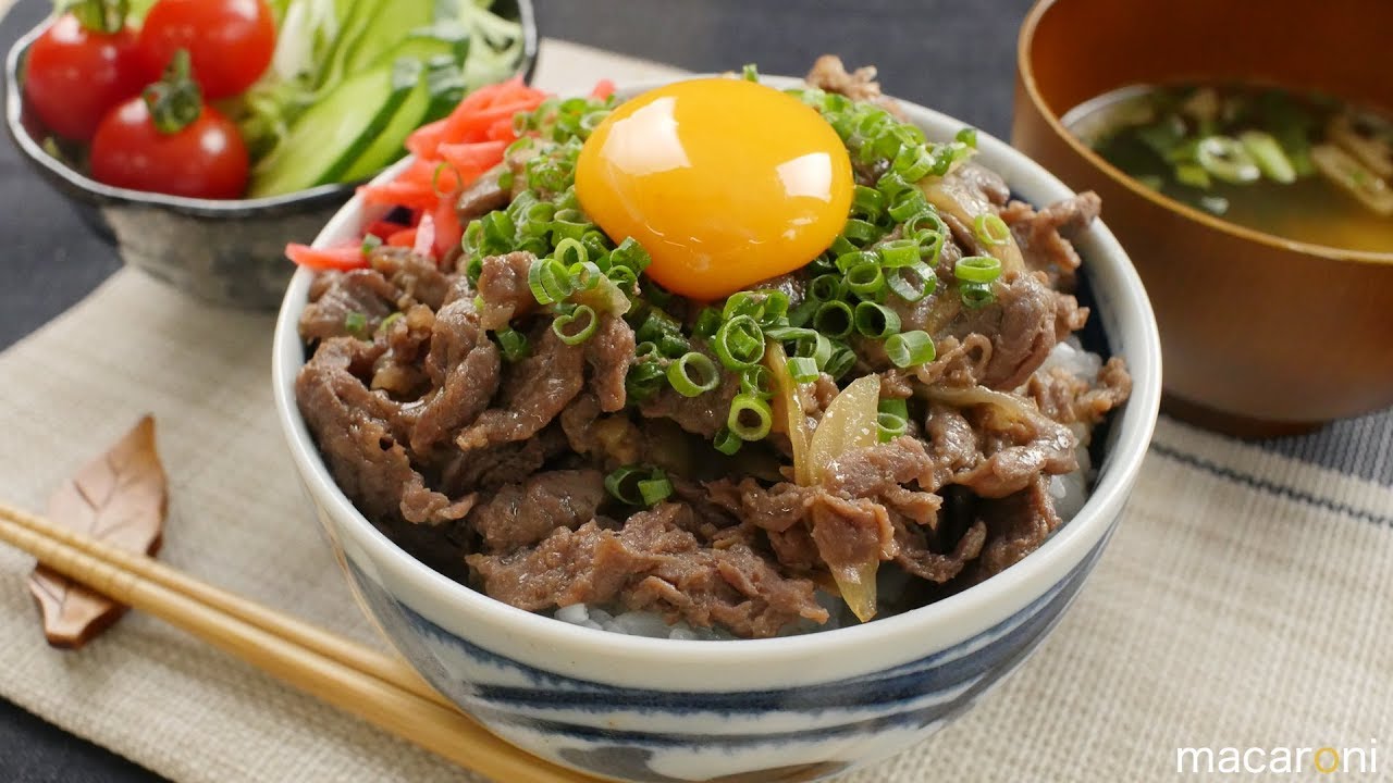 下味冷凍 レンジで 4分 いつでも 牛丼 のレシピ 作り方 Youtube