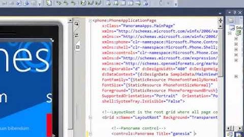 Panorama Control in Windows Phone