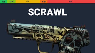 Five-SeveN Scrawl - Skin Float And Wear Preview
