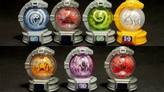 宇宙戦隊キュウレンジャー キュータマシリーズ キュータマ10 レア キュータマエンプティ  全7種 Uchu Sentai Kyu Ranger Gasha Kyu-Tama 08 Empty