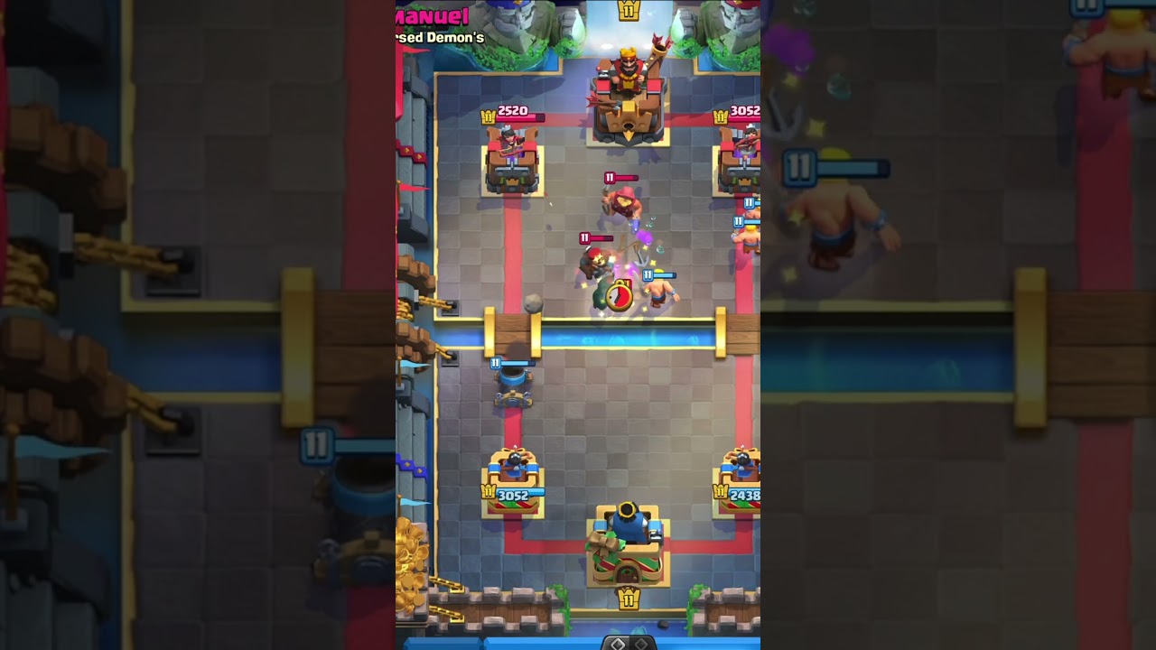 Jugando con mazos aleatorios Pt3 #clashroyale #viral