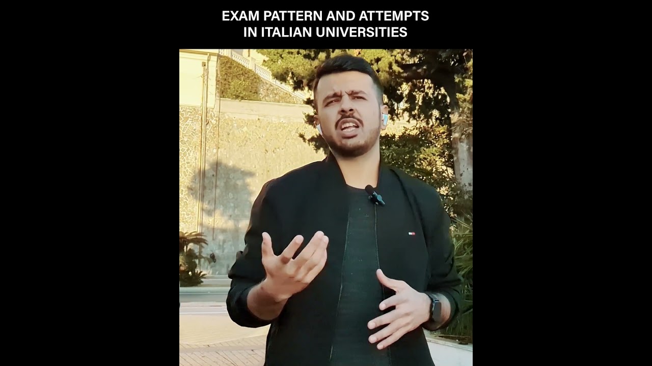 Exam Pattern and attempts in Italian university 