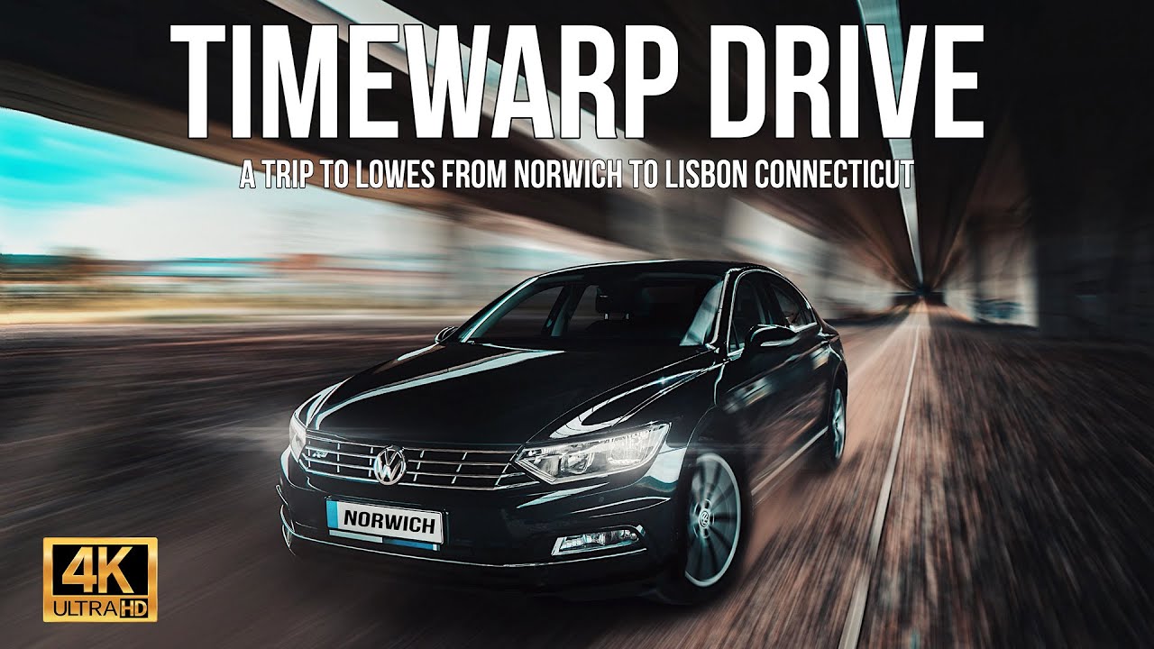 A GoPro TimeWarp Drive - Norwich Connecticut to Lowes in Lisbon Connecticut.