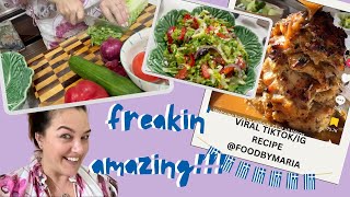 MAKING VIRAL GREEK RECIPE & BREAKING IN LUXURY SHOES  VLOG