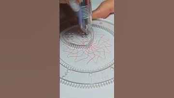 Asmr Spirograph #shorts  #asmr #art #วาดรูป #drawings #spirograph #spirographdesig #gear #magic