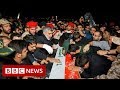 Qasem Soleimani: Mourners flood the streets as body returns to Iran - BBC News