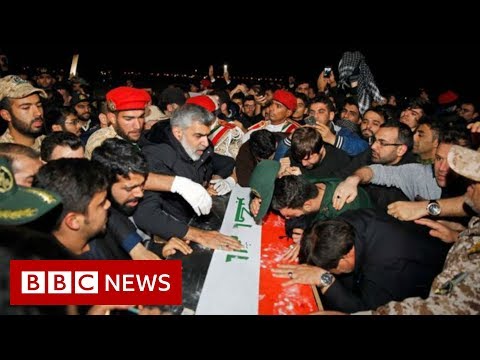 Qasem Soleimani: Mourners flood the streets as body returns to Iran – BBC News