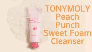 tonymoly peach cleanser