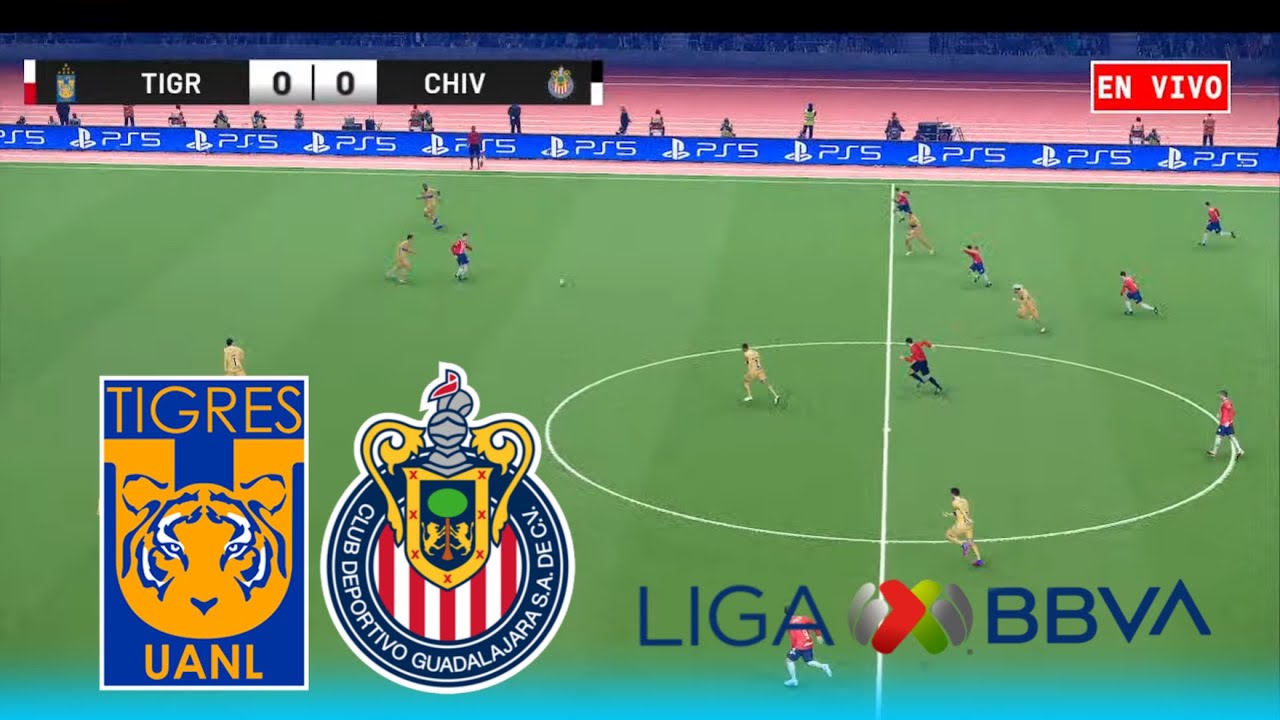 TIGRES VS CHIVAS EN VIVO ⚽ LIGA MX 2026 | JORNADA 14 | PARTIDO COMPLETO ...