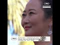 Montée des marches de Zhao Tao pour la projection du film "MARCELLO MIO"