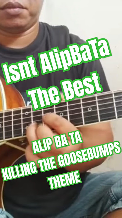 Alip Ba Ta Rocking Goosebumps #alipbata #goosebumps #alipbatarection #musicreactions #halloween