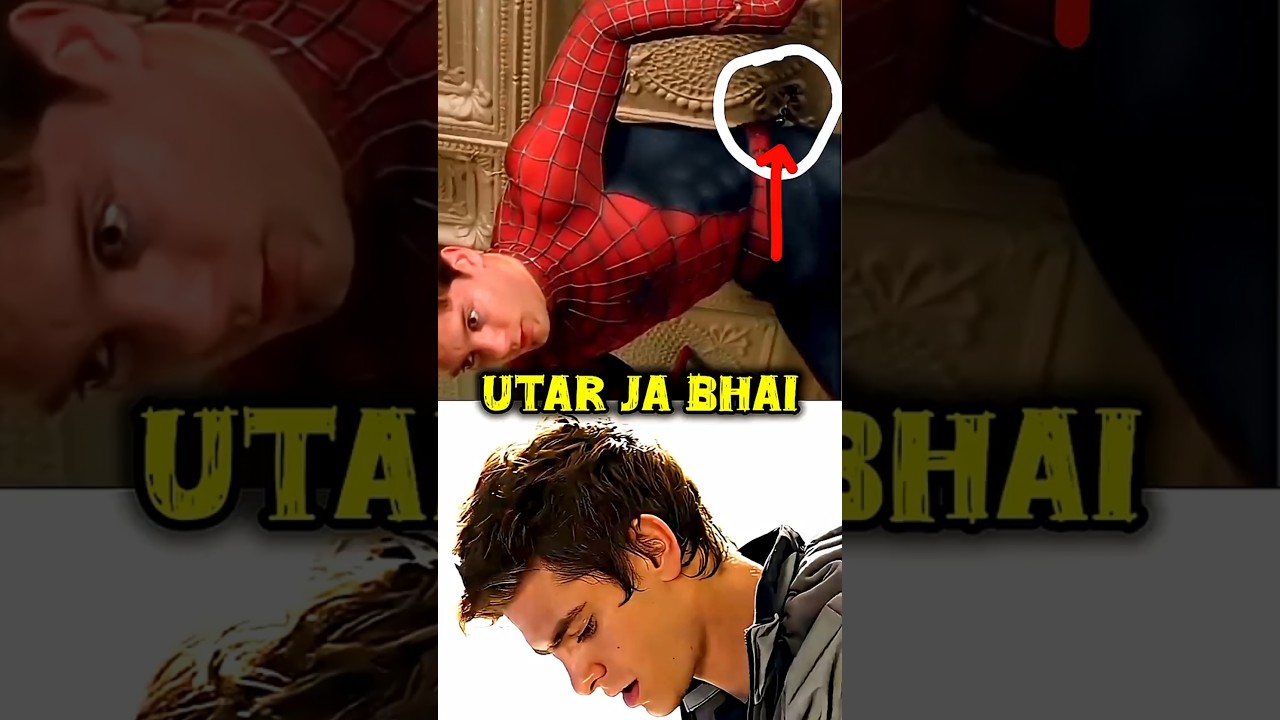 Isko Uper Kisne Latka Diya 😂 | #Shorts #Spiderman #Bollywood #Virel #Movies #Fyp #Comdey