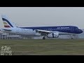 Crosswinds at Stansted Airport EasyJet Aurigny Air Moldova bumpy landings