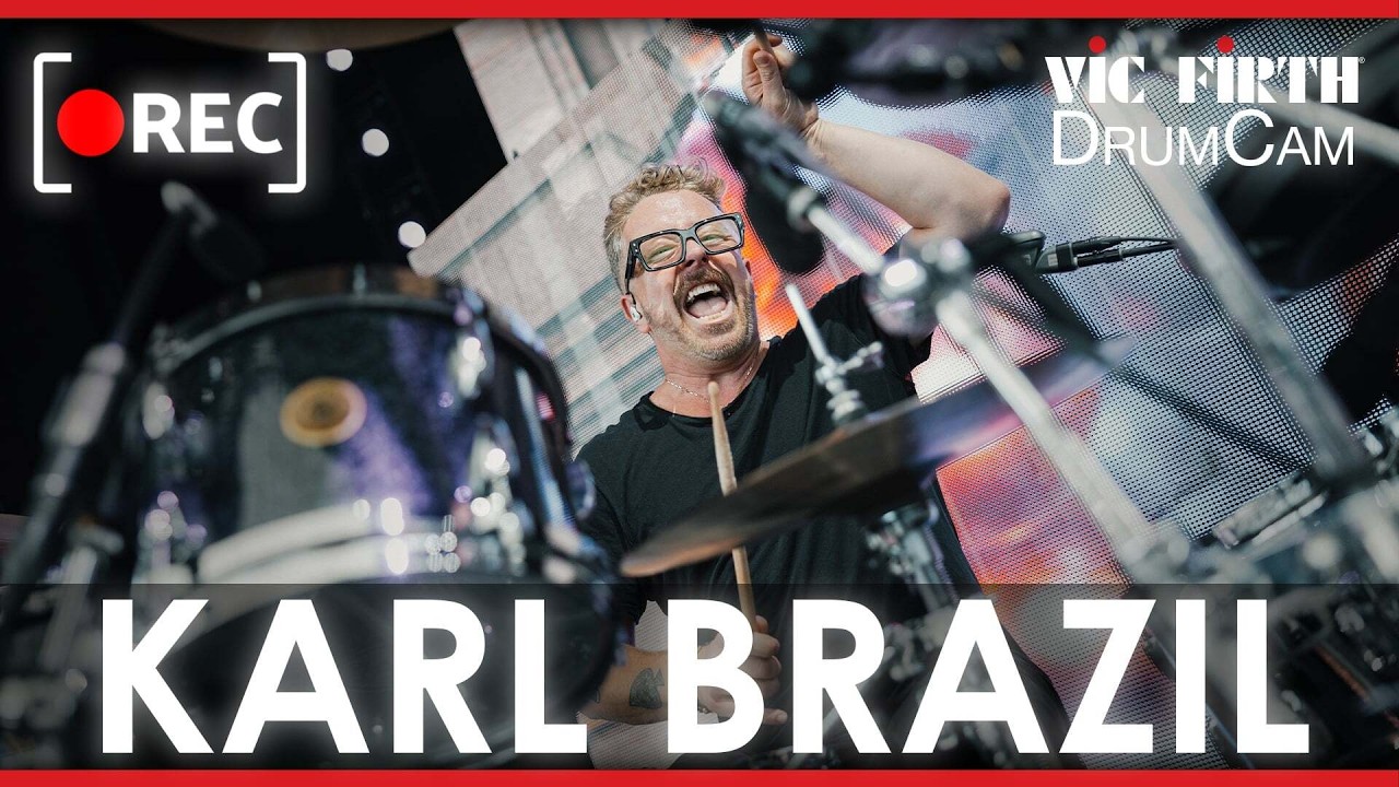 Drum Cam: Karl Brazil | Let Me Entertain You