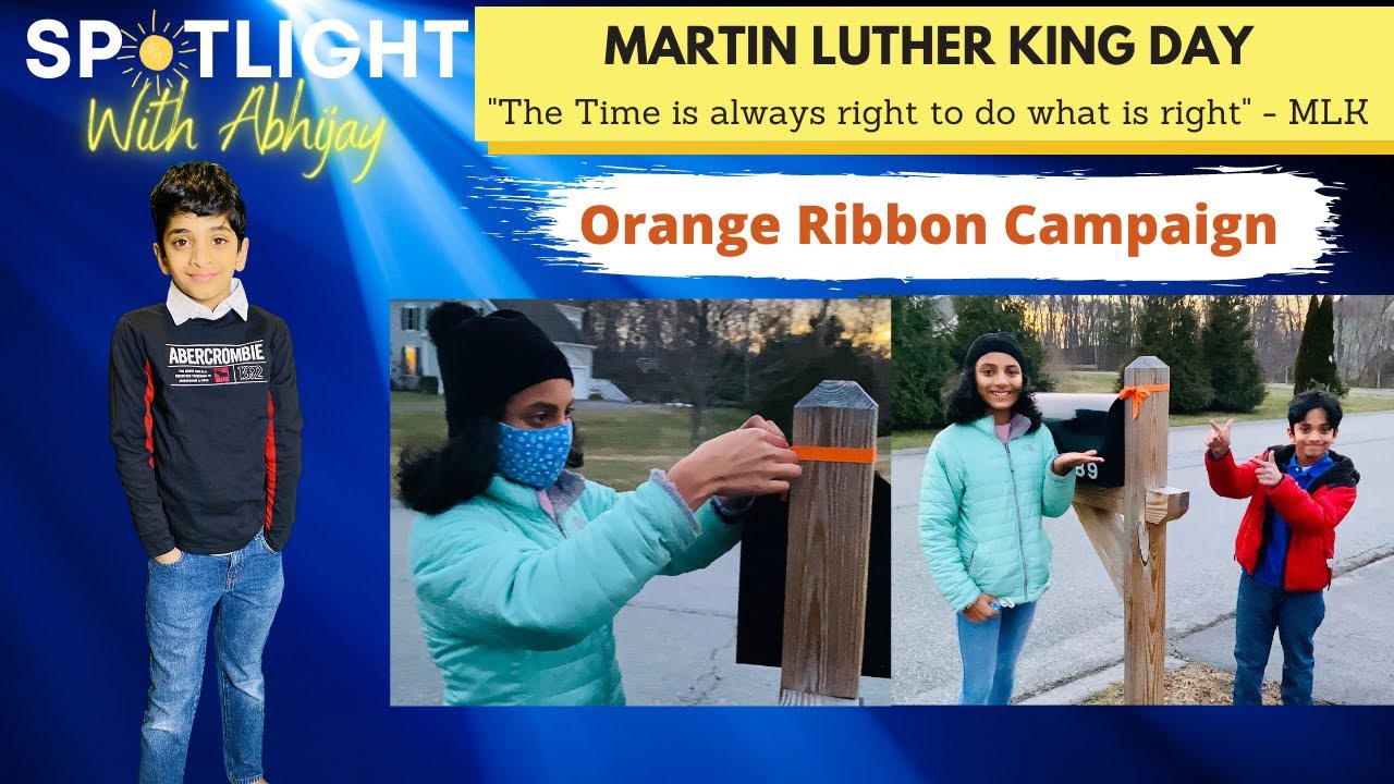 Spotlight With Abhijay - Martin Luther King Day | Orange Ribbon Campaign | AB United Way