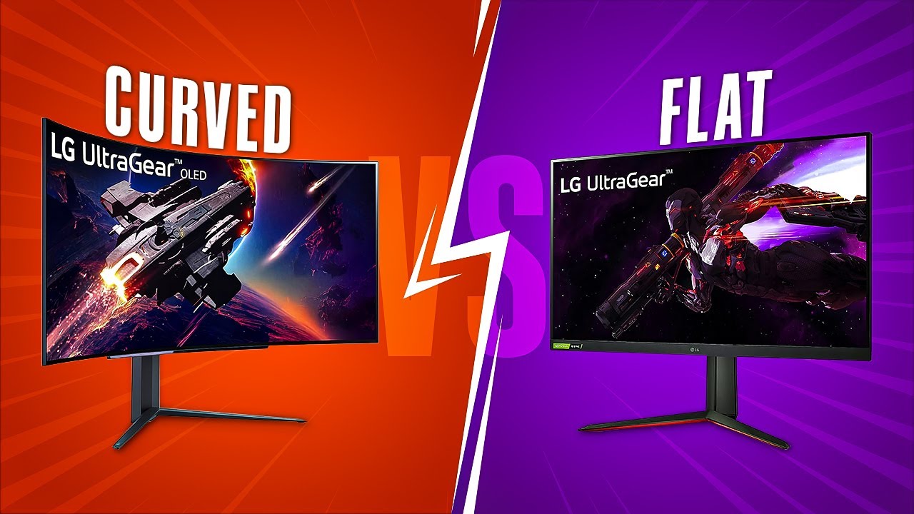 Curved Vs Flat Monitors | Which One to Buy?