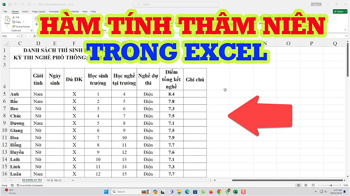 Công thức tính trung bình trong excel năm 2024