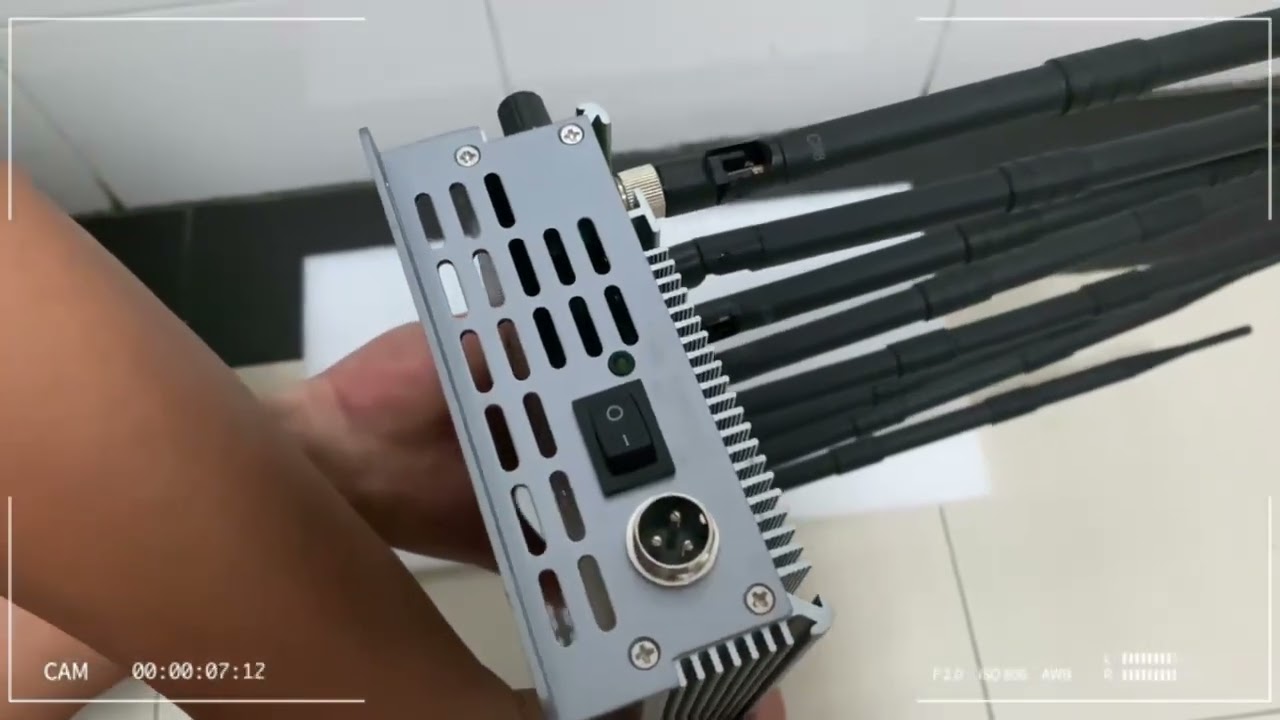 High Power 5G Signal Jammer Blocker 40w 2G 3G 4G 8 Antennas 80 Meters Range