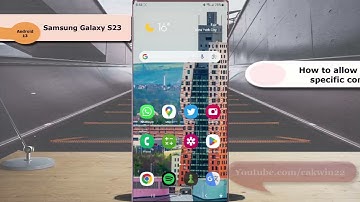 Samsung Galaxy S23 Ultra : How to allow calls and messages from specific contacts when DND is on