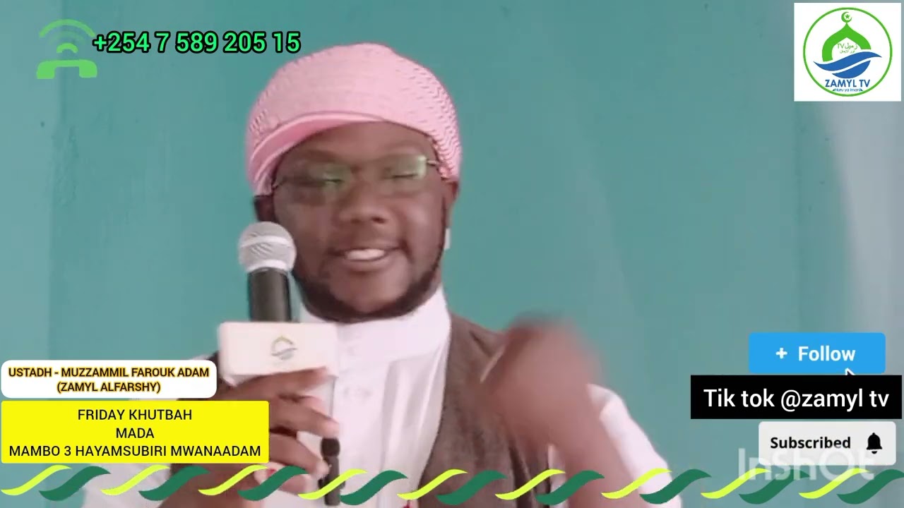 MADA:-MAMBO 3 HAYAMSUBIRI MWANAADAM, Friday Khutbah MATAYOS BUSIA (K) 18/07/2025,