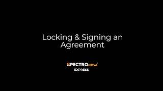 How to Lock & Sign a Rental Agreement | SpectroNova Express Tutorial screenshot 3