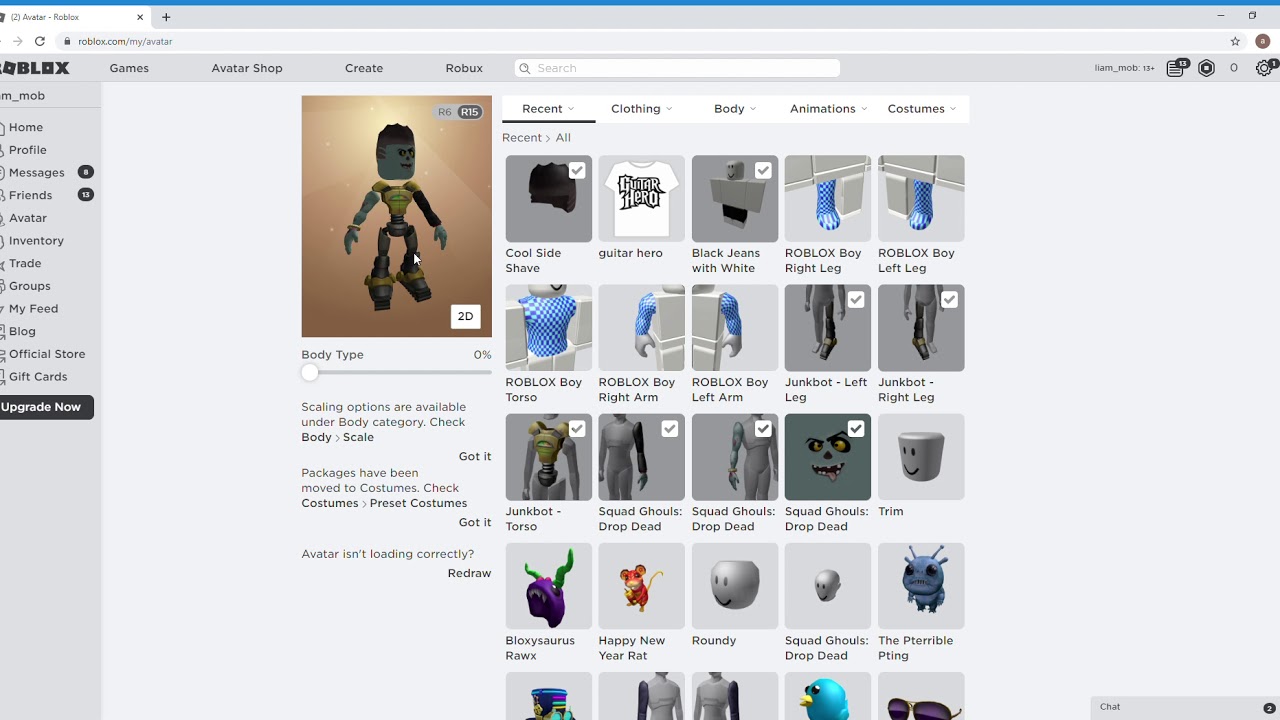 how to make a troll outfit with free items in roblox - YouTube
