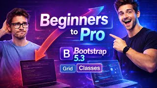 Grid & Classes in Bootstrap 5.3 | Web Development full Course | Responsive Website Design#bootstrap5