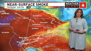 Weather Alert: Thick wildfire smoke covers the Northeast