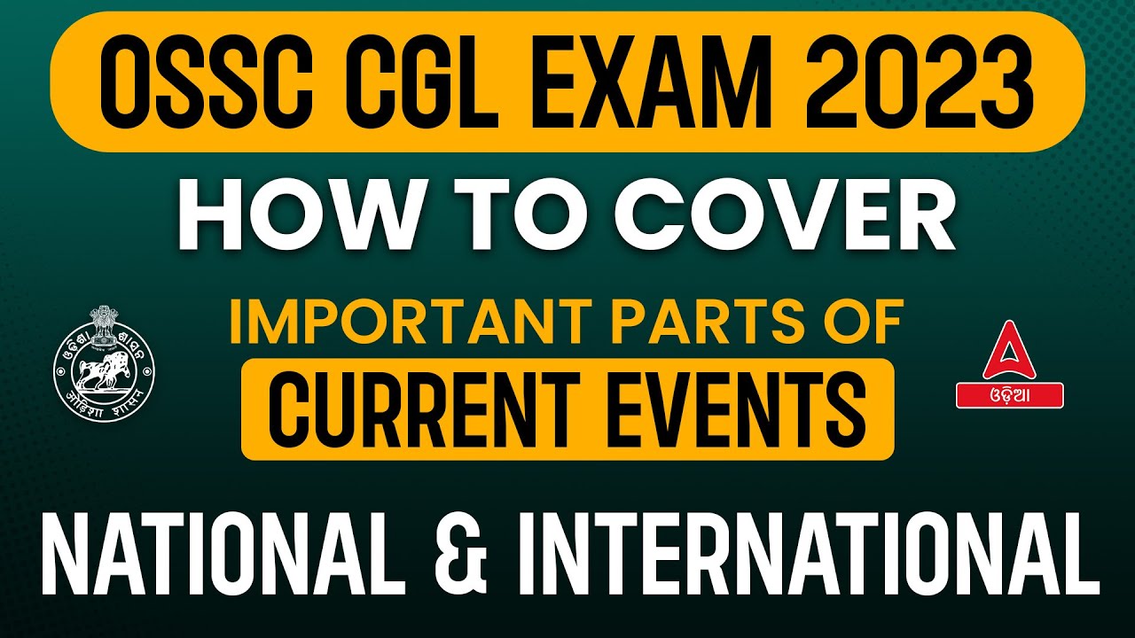How to cover current events national international important part ii