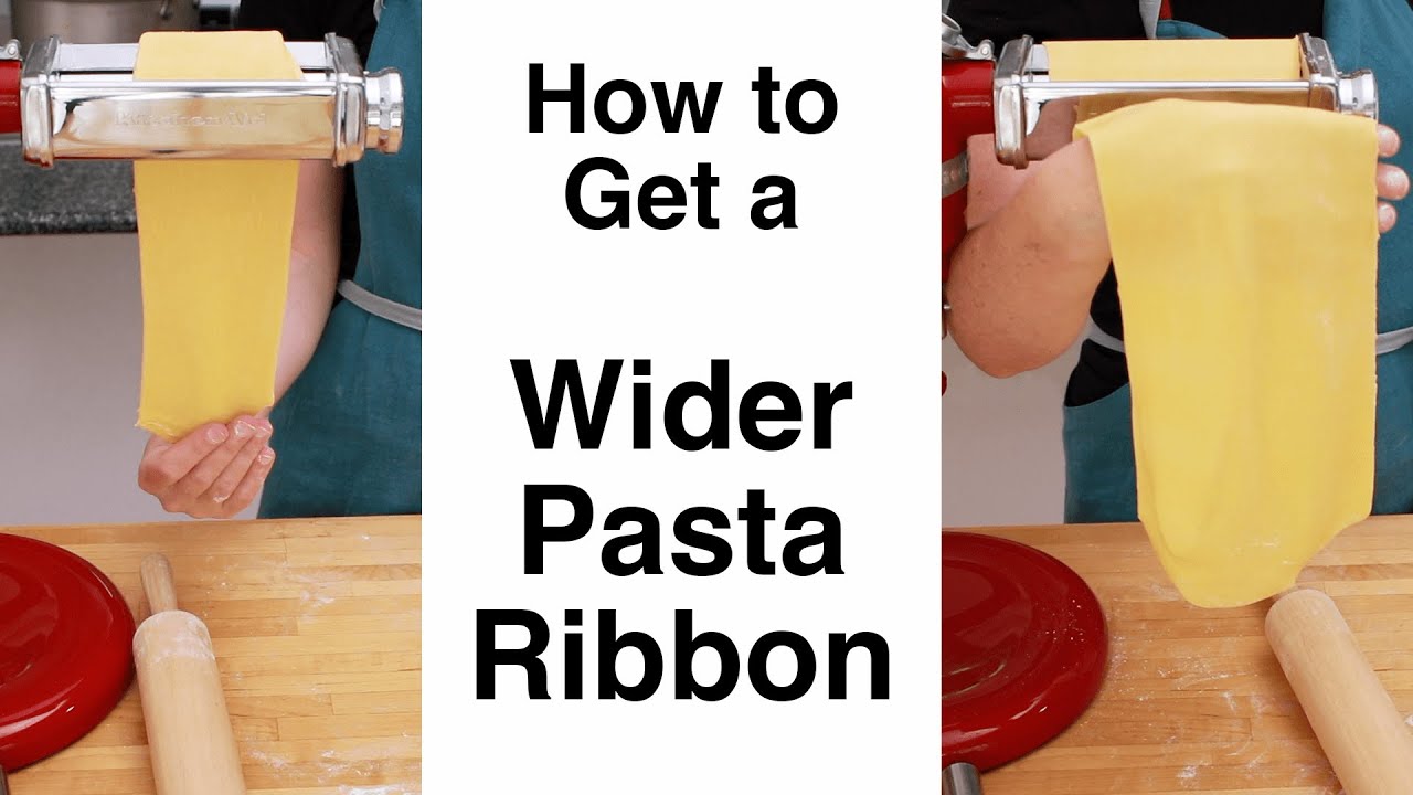 Spaghetti Ribbon Pasta Ribbon Width and How to Control It - YouTube
