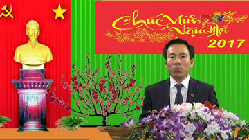 Chúc tết của đồng chí Dương Đức Huy - Tỉnh ủy viên, Bí thư Huyện ủy, Chủ tịch HĐND huyện