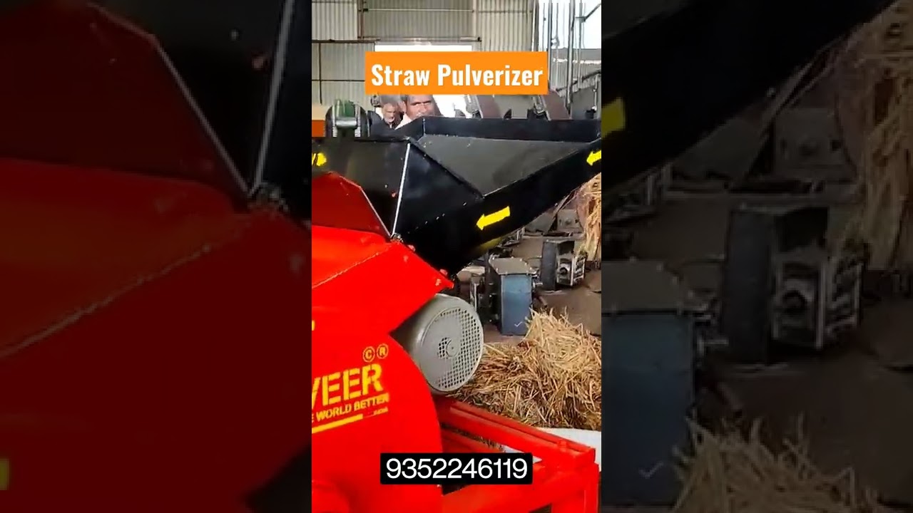 Straw Pulverizer Machine, Rice Straw Chopping machine    pulverizer chopping 
