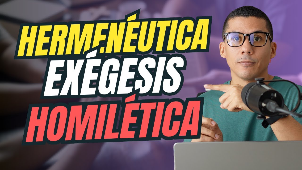Hermenéutica vs Exégesis vs Homilética ¿Cuál es la DIFERENCIA CLAVE?