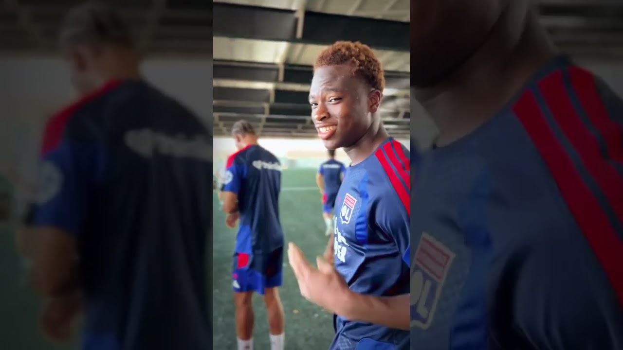 👀 On a fait un tour dans la salle d’échauffement #olympiquelyonnais #ol #shorts