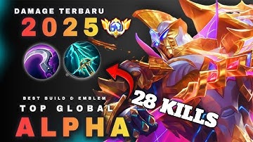 28 KILLS ALPHA BRUTAL RTUE DAMAGE BUILD TOP GLOBAL 1 -MOBLEGEN