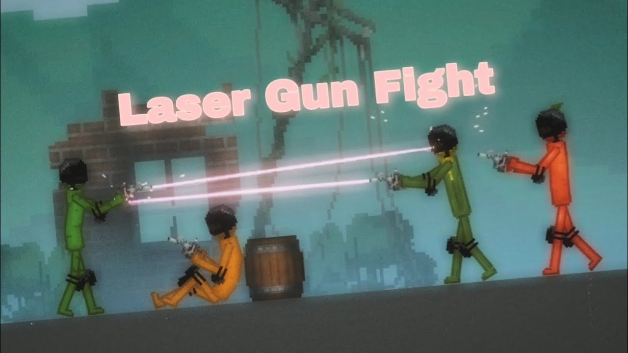Laser Gun Fight Melon Playground 16.0 YouTube