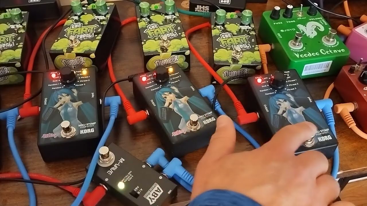 Korg Miku Stomp pedal - accepted lyrics - full video