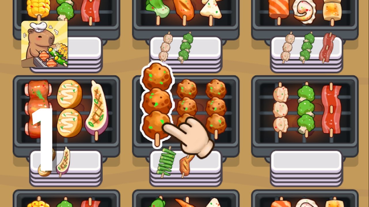 Foodie Sizzle Gameplay Walkthrough Part 1 - Level 1 ~ 9 (Android