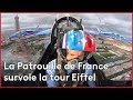 La Patrouille de France survole la tour Eiffel