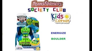 Boulder Transformers Rescue Bots Energize