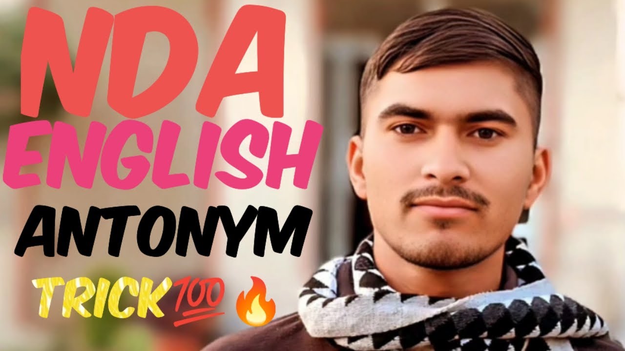 NDA Antonym Trick 😱 | English में कभी गलत नहीं होगा | NDA Exam