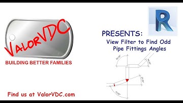 Revit - View Filter to Find Odd Pipe Fittings Angles