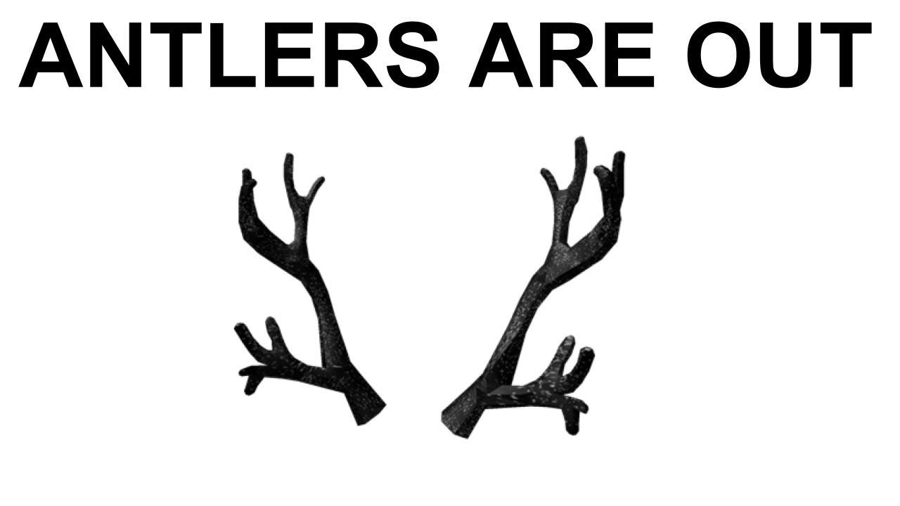 Roblox Black Iron Antlers Are Out - 