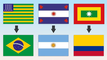 Evolution of Flags: South America