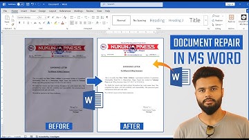 How to Repair Damaged Old Document in MS Word | Original Quality Restore Trick