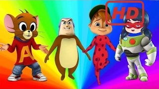 Learn Colors With Wrong Heads Jerry Alvin Toy Story Buzz Ladybug Finger Family Nursery Rhymes