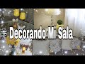 Decoración de la sala verano 2020/Decoración Económica/Decoración Gris y amarillo @Lucy vlogs y más