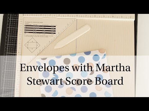 Make an Envelope with the Martha Stewart Score Board