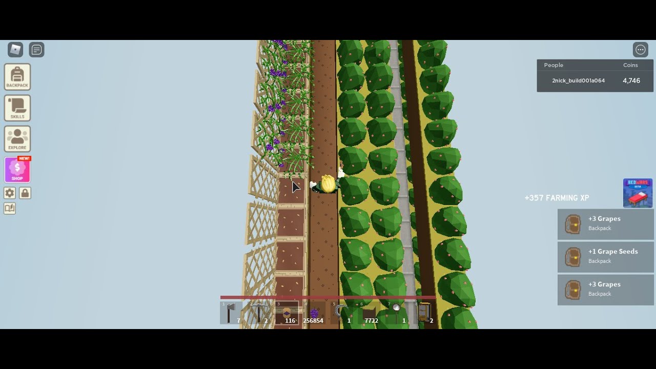 Roblox Islands Grinding Grape For Baker! YouTube