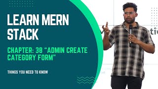 MERN Stack Project Tutorial #38 - Admin Create Category Form | MERN Stack Tutorial In Hindi